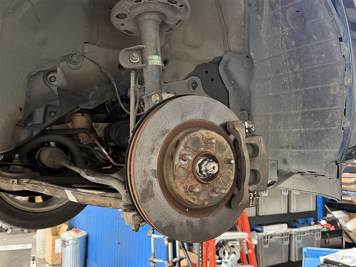 Brake service and tune-up work